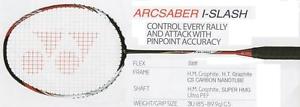 YONEX ARC-IS badminton racket +string  Arcsaber I-Slash 3U FREE ship
