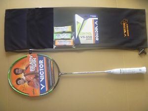 VICTOR JS NATSIR L badminton racket + string JETSPEED S NATSIR L (3U) free ship