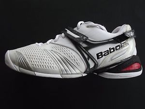 Mens Babolat Propulse Andy Roddick Tennis Shoes- White/Black- Size 8.5