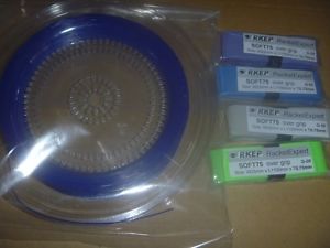 RKEP Ti-70 reel 200m BLUE badminton racket racquet string 0.70mm + 4 grips