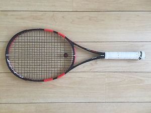 Babolat Pure Strike 100 tennis racquet with new Cyclone 17 strings