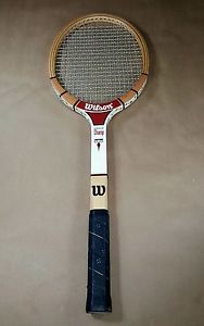 Vintage Wilson Professional Champ Wooden Tennis Racquet 4 1/2 Racket SHIPS FREE