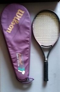 WILSON PRO STAFF HAMMER 4 3/8"  MIDPLUS TENNIS RACQUET WITH COVER AMETHYST