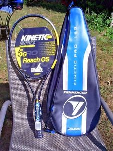 Pro Kennex Kenetic Pro 15g Reach Tennis Racquet 4 1/48 & Original Padded Cover