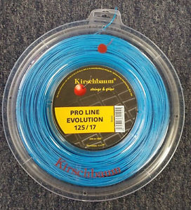 Kirschbaum Pro Line Evolution 17 Gauge 1.25mm Reel 660' 200m Tennis String NEW