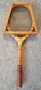 Vintage Bancroft Super Winner II Tennis Racket w/ Wood Press Frame