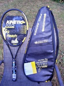 Pro Kennex Kenetic Pro 5g Reach Tennis Racquet 4 1/2  with Original Padded Cover