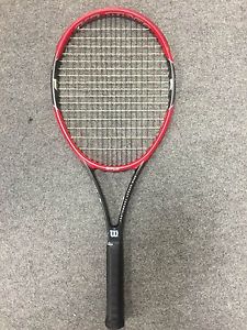 Wilson Pro Staff 97LS STRUNG 4 3/8 (Tennis Racket Racquet roger federer 290g)