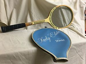 Vintage Lady Elite Tad Davis Tennis Racket "Minty"