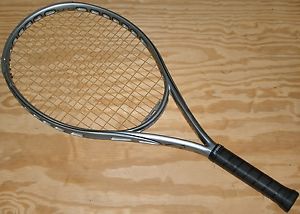 Prince O3 Speedport Silver Oversize+ 118 4 3/8 OS Tennis Racket with New Grip