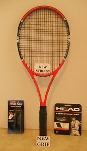 Head Flexpoint Radical MP 98 Tennis Racquet 4 3/8-NEW STRINGS/GROMMETS/GRIP