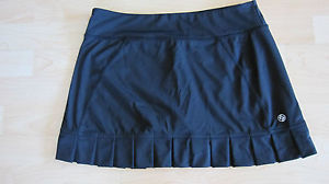 Lija Tennis Match Ruffled Black Skort SIZE: SMALL