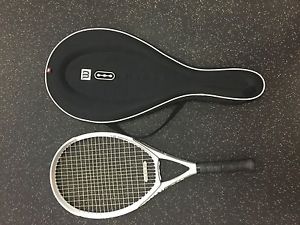 WILSON nCODE N3 TENNIS RACQUET RACKET STRUNG 4-1/2" SUPER RARE FREE SHIPPING