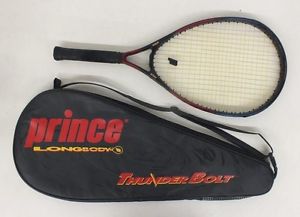 Prince Thunder Extender 122 Sq In Tennis Racquet w/4 1/4" Grip & Case EXCELLENT