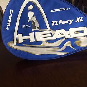 HEAD Ti.Fury XL Blue & Silver Tennis Racquet  W Case