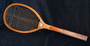 Vintage Bright Clean Wood 1905 Marathon BEVERLY Tennis Racket