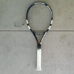 Babolat Pure Drive strung with Babolat VS Touch/ALU Power 4 3/8 Tennis Racquet