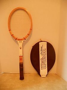 Wilson Jack Kramer Autograph Wood Tennis Racquet 4 1/2 - VGC Vintage + Cover