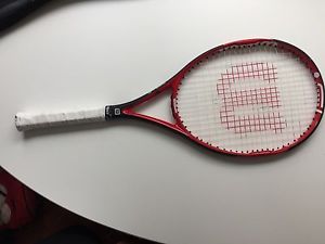 Wilson Carbon Prostaff Tennis Racquet and bag