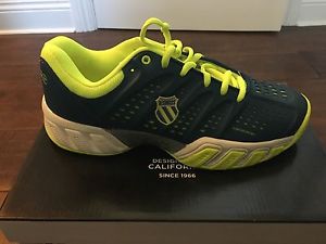 K-Swiss Boys/Girls Big Shot Light Blue/Neon Size 7 Brand NEW IN BOX