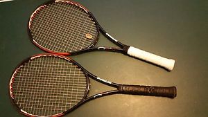 2 Prince OZONE PRO TOUR 18*20 MP MIDPLUS Tennis Racket 41/4 RARE Great Cond