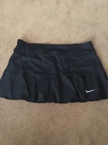 Nike Dri-fit Black Tennis Skirt With Ruffle Size L