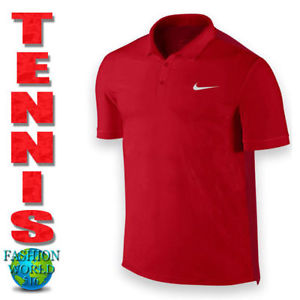 NWT $80 Men's Nike Tennis Advantage Breathe Polo Shirt Size XL  Red 685221