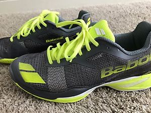 Babolat Jet All Court Grey/Yellow Men's Size  9.5 Tennis Shoes