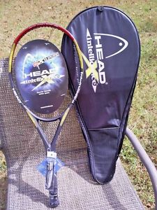 HEAD i.X5 OVERSIZE  INTELLIGENCE TENNIS RACKET 4 1/2 NEW WITH COVER