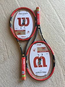 2 X New Wilson Pro Staff 97S SPIN EFFECT Tennis Racquet Unstrung Sz 4 1/4