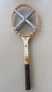 Wilson Jack Kramer Autograph Wood Tennis Racquet with Zephyr Metal Press