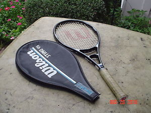 Wilson Sting 95 Graphite Power Tennis Racquet 4 1/2 Leather Grip w Cover
