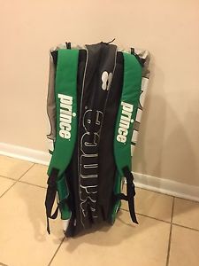 Prince "Tour Team" Multi Racquet Duffel - Bright Green/Black - Excellent!