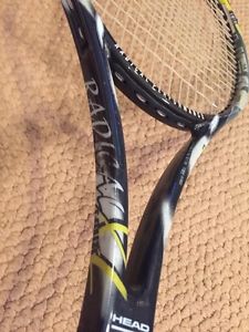 Head Radical Tour XL  Twin Tube Tennis Racquet  4 1/2" grip Made in Austria