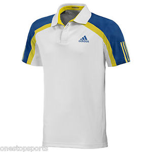 Adidas De Hombre Barricada tradicional tenis camiseta Deportivo Varios tamaños