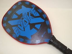 NEW ONIX EVOKE TEAR DROP PICKLEBALL PADDLE GRAPHITE FACE POLYPROPOLENE  TD  BLUE