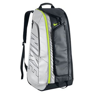 NEW NWT Nike Court Tech 1 Tennis Backpack BAG Silver Black Volt BA4866-072