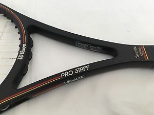 Rare VINTAGE WILSON PRO STAFF MIDSIZE RACQUET ST VINCENT 4 3/8