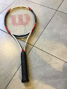 Wilson K Factor K Rage Hybrid Oversize 110 Tennis Racquet 4 3/8 Good Condition