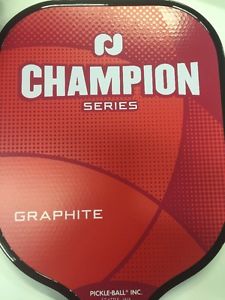 Champion Graphite Pickleball Paddle - Red - Pickleball Inc. - New w/ Bag