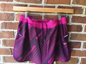 Nike Dry Fit Fuchsia Pink Skort Skirt Running NWOT Woman's Sz M