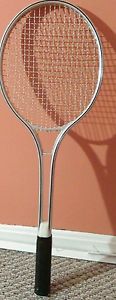 Vintage Aluminum Chemold Rod Laverne Silver Bullet Tennis Racket M 4 3/8