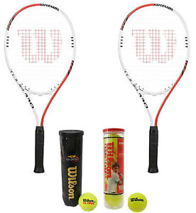 Wilson Raqueta Tennis Set + Tenis Bolas + L1 L2 L3 L4 NUEVO Tour110