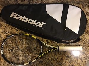 Authentic Babolat Aero Pro Drive 4 3/8 Tennis Racquet + RPM Blast 16G w/ Zip Bag