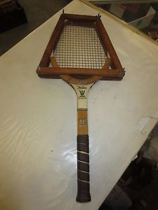 Wilson Jack Kramer Jr Autograph Wood Tennis Racquet Vintage Made In USA