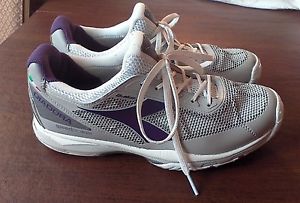 Diadora Speed Pro Evo Women's white/grey/purple Size 8.5 US MINT