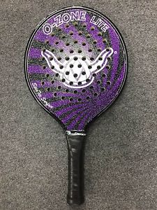 Viking O Zone Lite 4 1/4 Platform Tennis Paddle (racket padel 360g Purple Black)