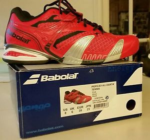 BABOLAT PROPULSE 4 Women's Tennis Shoes Sneakers Dark Pink(RED) Size 7.5