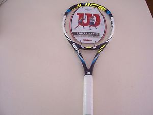 WILSON JUICE 100 (16 X18) TENNIS RACQUET 4 3/8- NEW