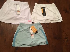 Lot Of 3 Women's Fila Tennis Skirts/shorts Skorts Size XS NWT
